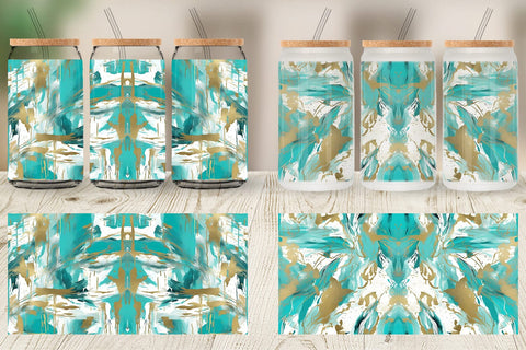 Glass Can Wraps Sublimation artnoy 