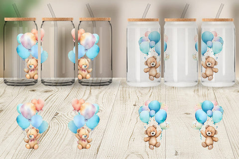 Glass Can Wraps Sublimation artnoy 