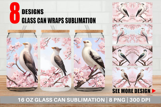 Glass Can Wraps Sublimation artnoy 