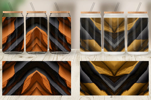 Glass Can Wraps Sublimation artnoy 