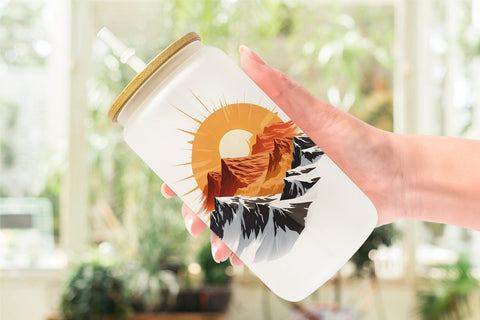 Glass Can Wraps Sublimation artnoy 