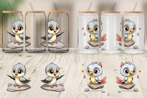 Glass Can Wraps Sublimation artnoy 