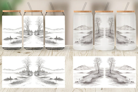 Glass Can Wraps Sublimation artnoy 