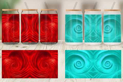 Glass Can Wraps Sublimation artnoy 