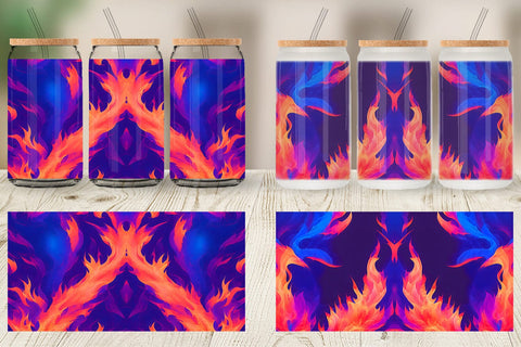 Glass Can Wraps Sublimation artnoy 