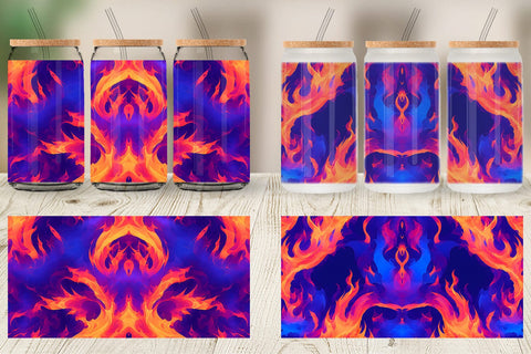 Glass Can Wraps Sublimation artnoy 