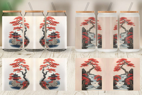 Glass Can Wraps Sublimation artnoy 