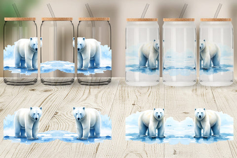 Glass Can Wraps Sublimation artnoy 