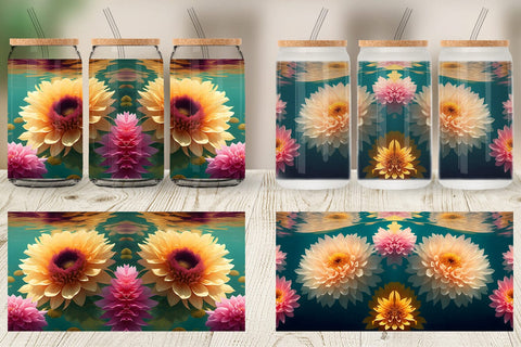 Glass Can Wraps Sublimation artnoy 
