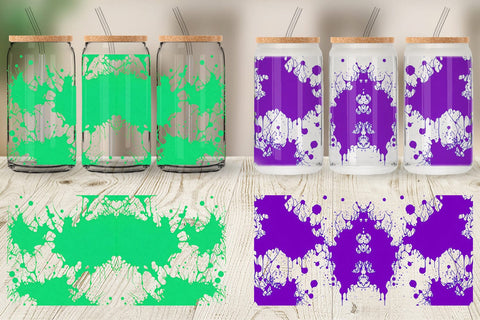Glass Can Wraps Sublimation artnoy 