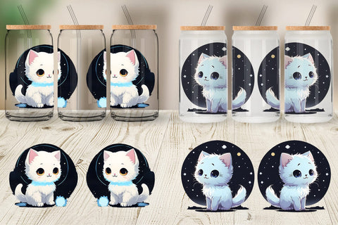 Glass Can Wraps Sublimation artnoy 