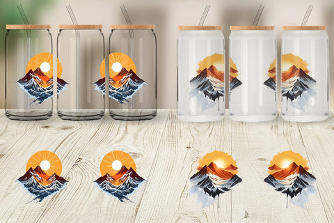 Glass Can Wraps Sublimation artnoy 