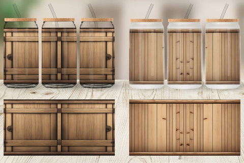 Glass Can Wraps Sublimation artnoy 