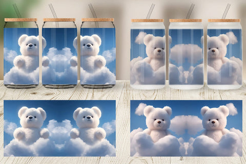 Glass Can Wraps Sublimation artnoy 