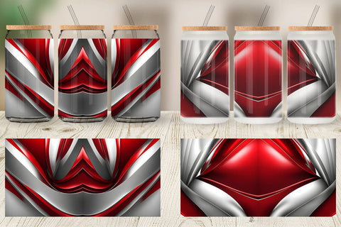 Glass Can Wraps Sublimation artnoy 