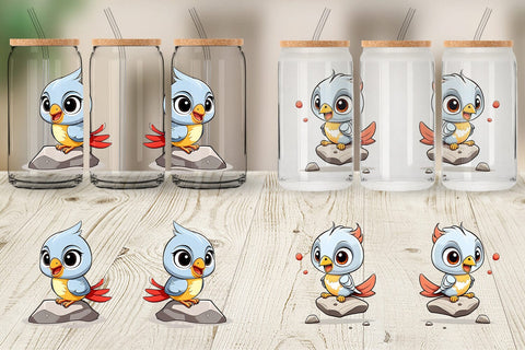 Glass Can Wraps Sublimation artnoy 