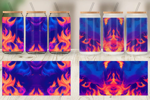 Glass Can Wraps Sublimation artnoy 