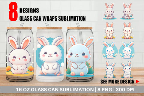 Glass Can Wraps Sublimation artnoy 