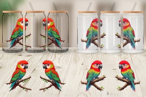 Glass Can Wraps Sublimation artnoy 