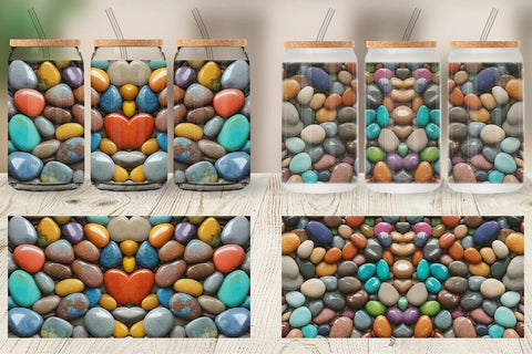 Glass Can Wraps Sublimation artnoy 