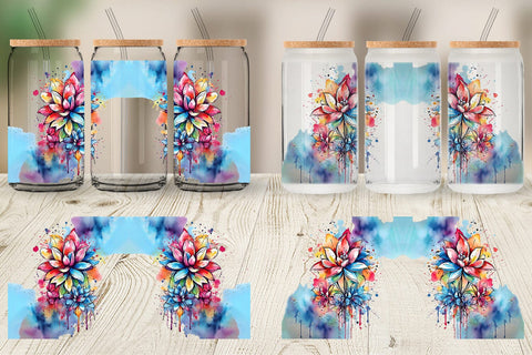 Glass Can Wraps Sublimation artnoy 