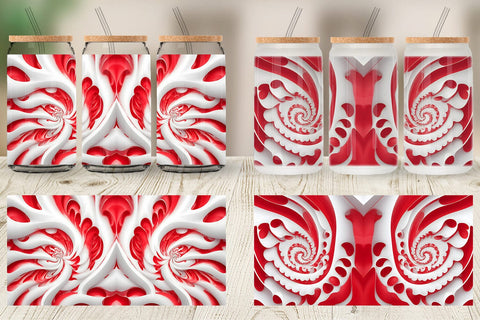 Glass Can Wraps Sublimation artnoy 