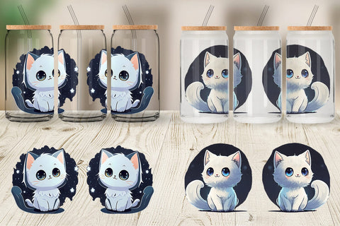 Glass Can Wraps Sublimation artnoy 