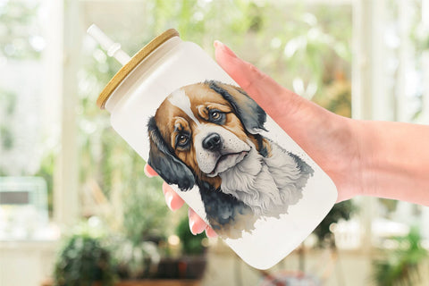 Glass Can Wraps Sublimation artnoy 