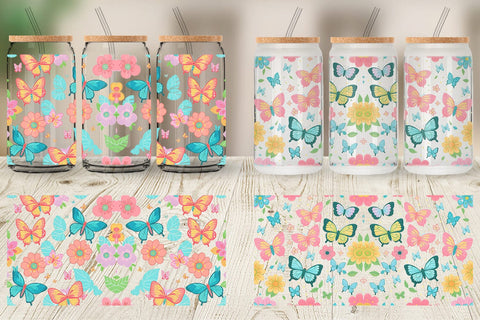 Glass Can Wraps Sublimation artnoy 