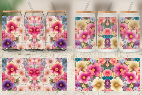 Glass Can Wraps Sublimation artnoy 