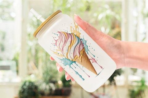 Glass Can Wraps Sublimation artnoy 