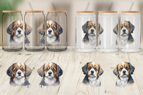 Glass Can Wraps Sublimation artnoy 