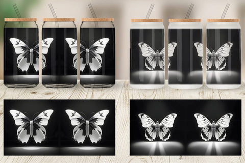 Glass Can Wraps Sublimation artnoy 
