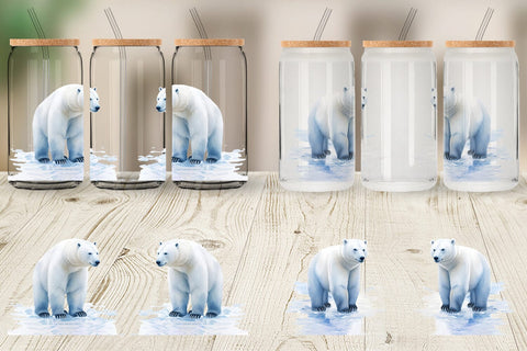 Glass Can Wraps Sublimation artnoy 