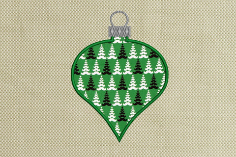 Glass Onion Christmas Ornament Applique Embroidery Embroidery/Applique Designed by Geeks 