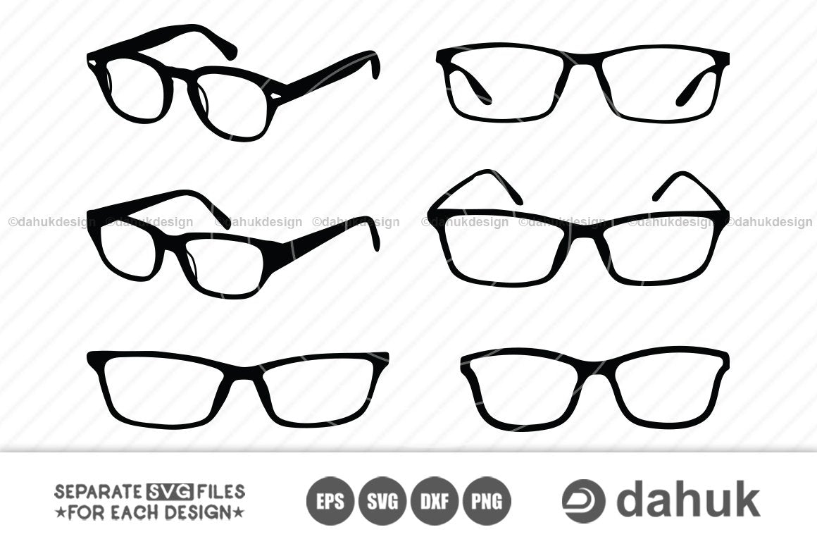 Eyeglasses Clipart Black And White