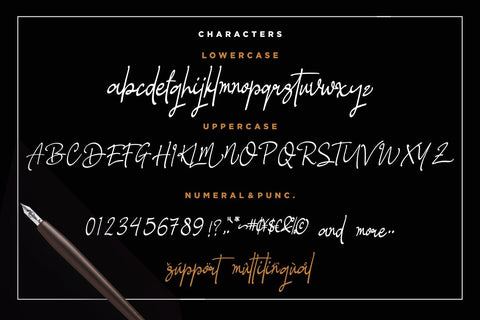 Glastia Monoline Font Hans Co 