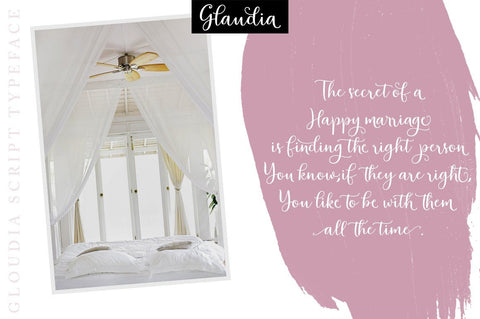 Glaudia Script Font Zane Studio55 