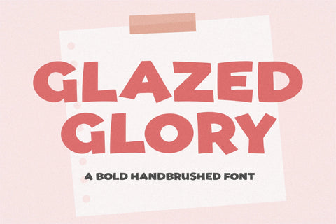 Glazed Glory Font Font Balpirick 