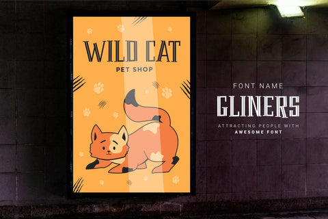 Gliners Font Dumadistyle 