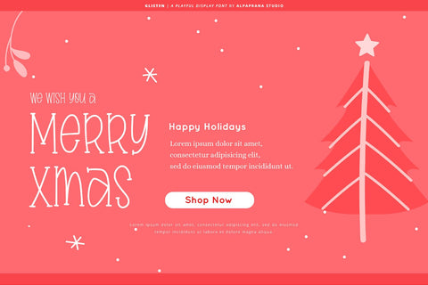 Glisten - Playful Font Font Alpaprana Studio 