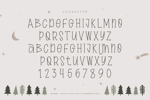 Glisten - Playful Font Font Alpaprana Studio 