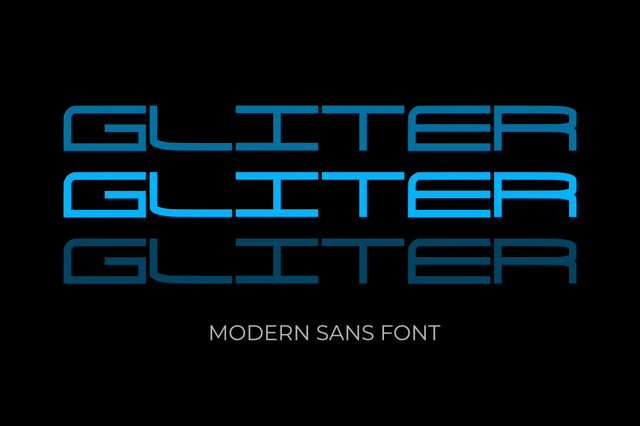 Gliter Font Masyafi Studio 