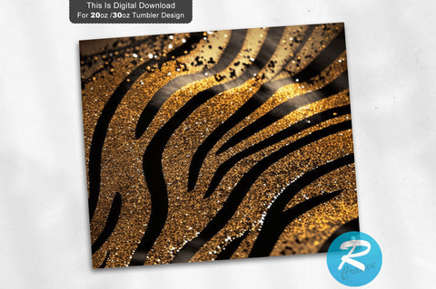 Glitter Animal Print 20 oz / 30 oz Tumbler PNG Sublimation Regulrcrative 