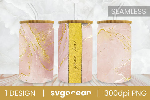 Glitter Can Glass | Marble Libbey Glass | 16 oz | 20 oz SVG SvgOcean 