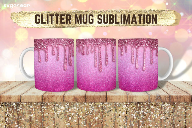 Glitter Design | PNG Bundle | Mug Wrap Sublimation SvgOcean 
