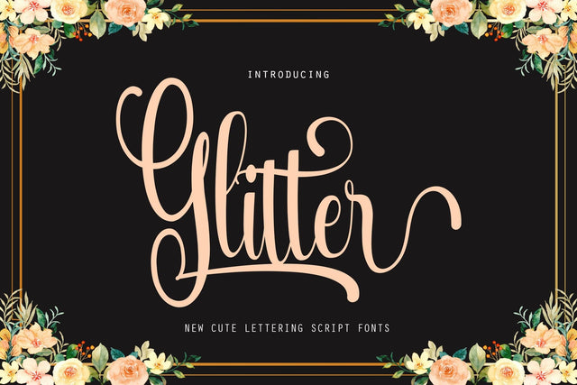 Glitter Font Rtceative 