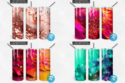 Glitter Holographic Png Tumbler Bundle Sublimation Regulrcrative 