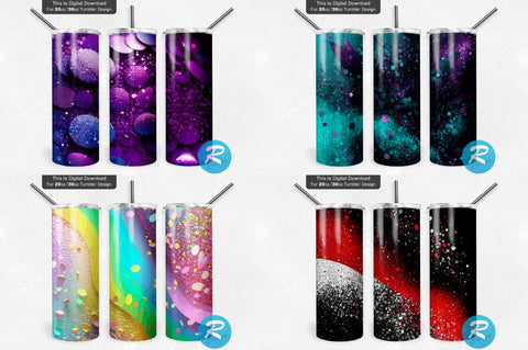 Glitter Holographic Png Tumbler Bundle Sublimation Regulrcrative 