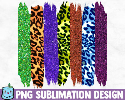 Glitter Leopard Brush Strokes SVG MintyMarshmallows 